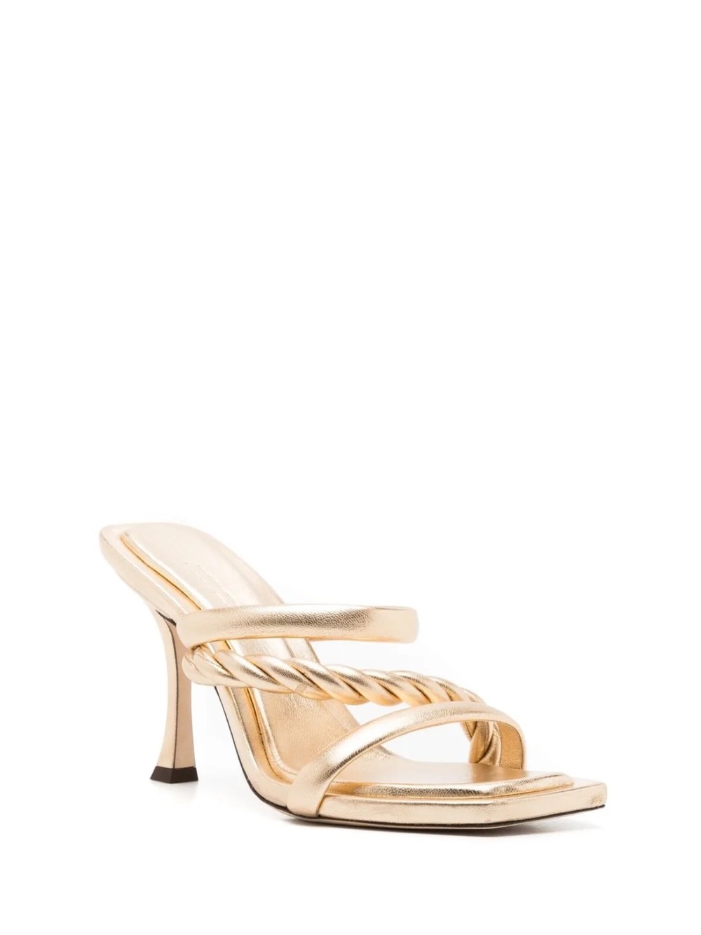 Jimmy Choo Diosa Gold Strappy Heel